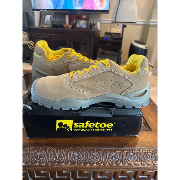 Men’s Safetoe Steel Toe Safety Shoe. Size 12. NWB!! main image 4